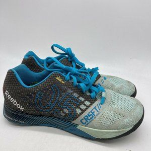 Reebok Crossfit Nano 5.0 Cool Breeze Training Kevlar Shoes Blue Size 8.5